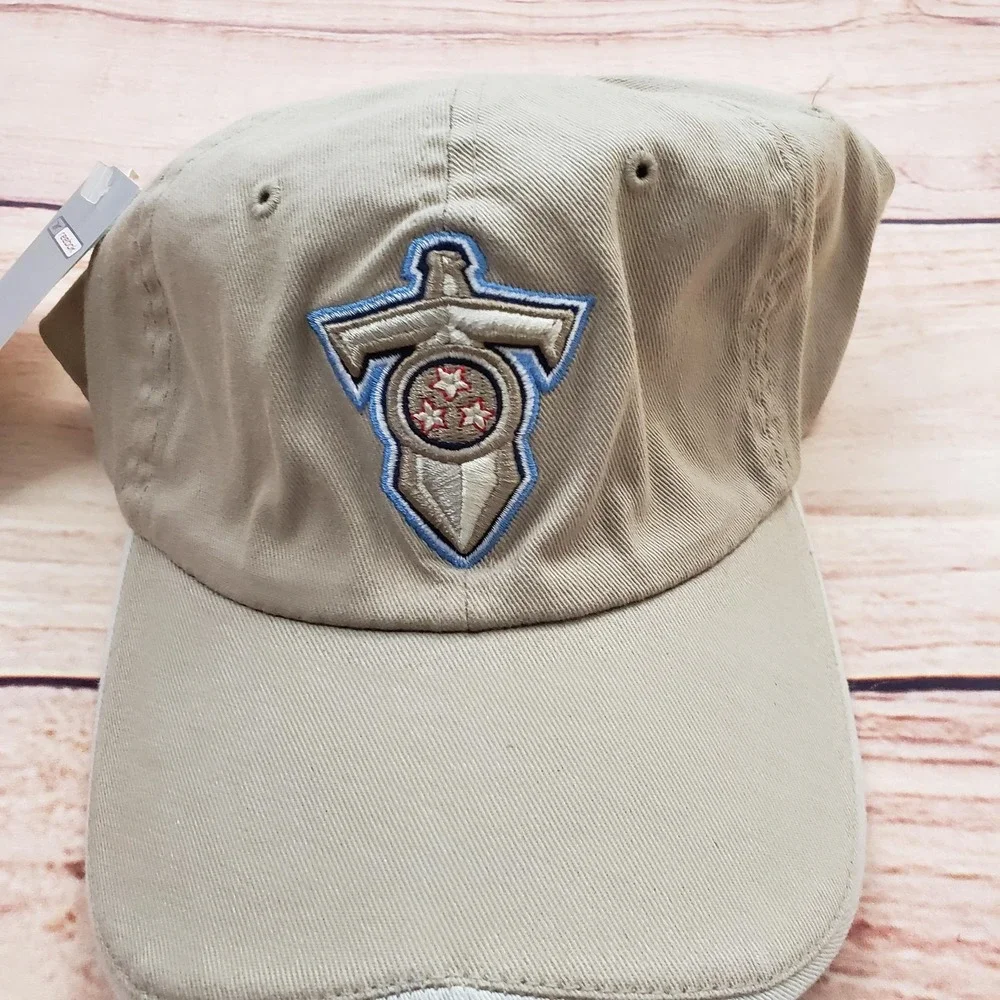 VINTAGE Tennessee Titans‎ Hat Cap Strap Back One Size NFL Football Reebok Mens